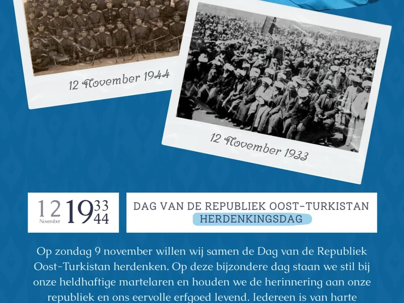 Herdenkingsprogramma: De Nationale Feestdag van de Republiek Oost-Turkistan