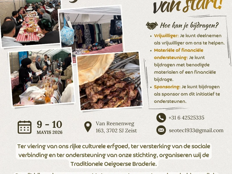 De Traditionele Oeigoerse Braderie gaat van start!